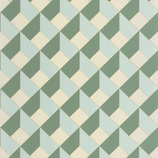 Square Wallpaper - Vert Herbier - Caselio - 105097934 - Premier Wallcovering