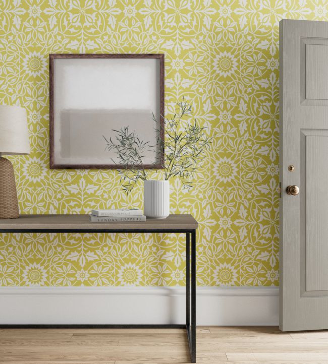 St James Ceiling Wallpaper - Sunflower - 217078 - Morris & Co - Premier Wallcovering
