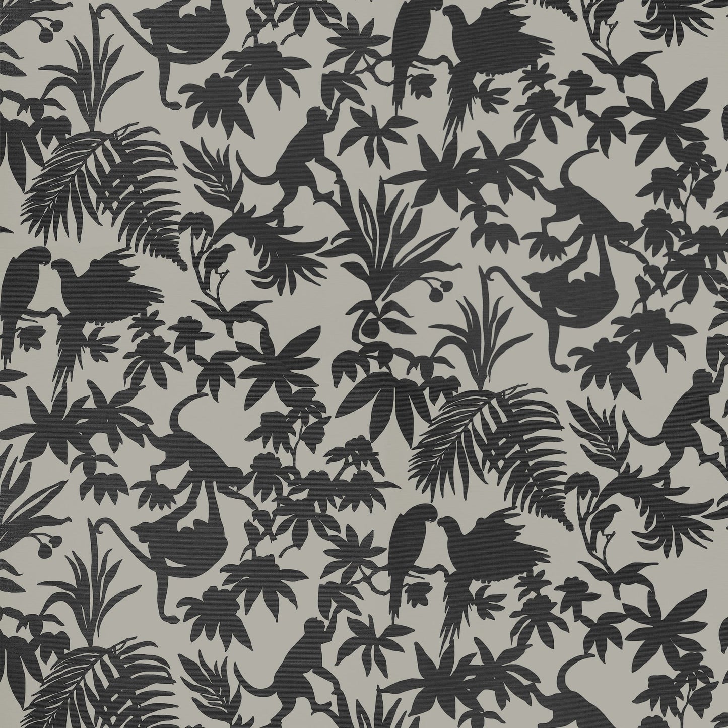 St. Kitts Wallpaper - Black & Tan - Thibaut - T15861 - Premier Wallcovering