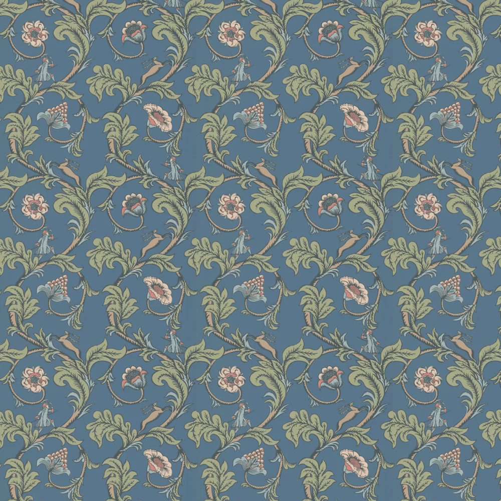 Stag Trail Wallpaper - Juniper - Little Greene - 0245STJUNIP - Premier Wallcovering