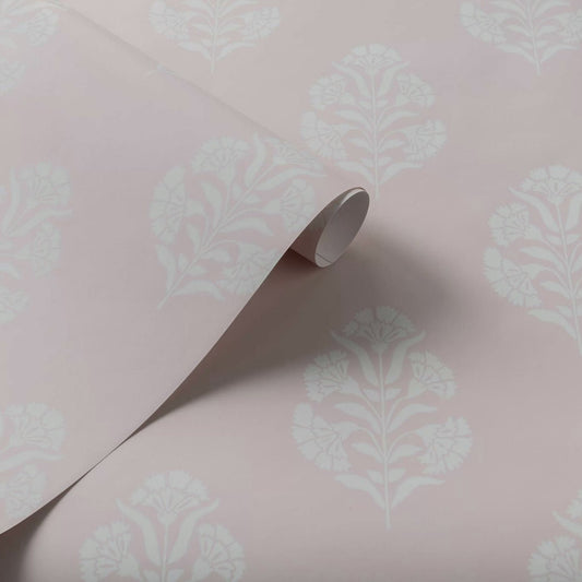Standen Wallpaper - Blush - Clarke & Clarke - W0199/01 - Premier Wallcovering