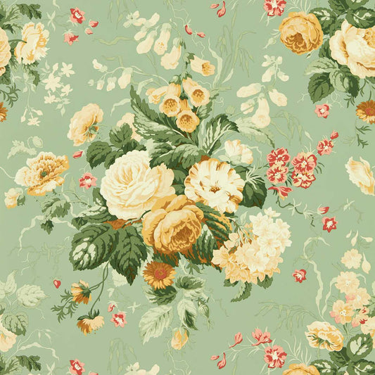 Stapleton Park Wallpaper - Sage/Honey - DOSW217047 - Sanderson - Premier Wallcovering