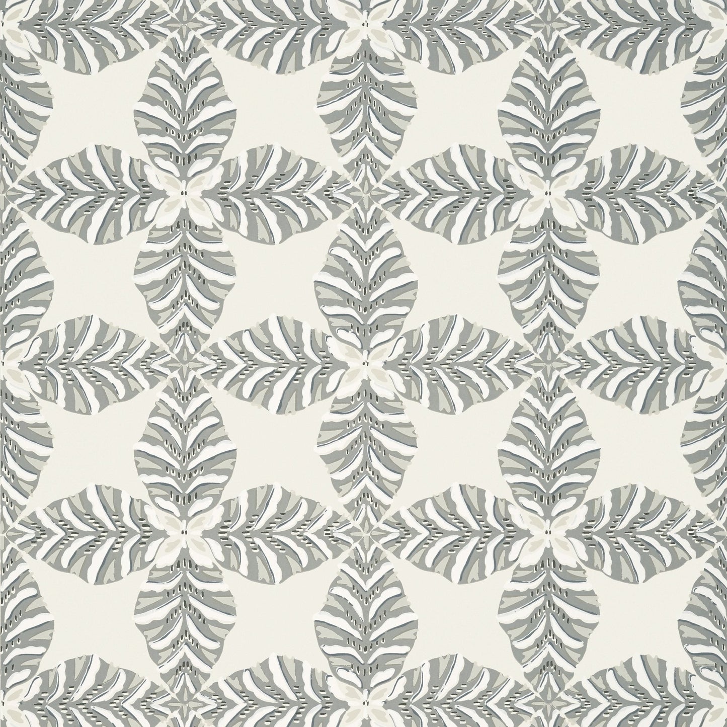 Starleaf Wallpaper - Grey - Thibaut - T2973 - Premier Wallcovering