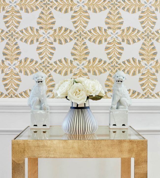 Starleaf Wallpaper - Black - Thibaut - T2971 - Premier Wallcovering
