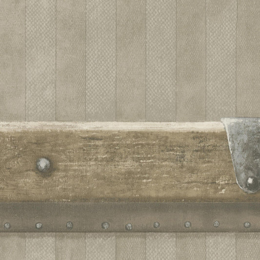 Steamer Wallpaper - Leather - Andrew Martin - ATTSTLE - Premier Wallcovering