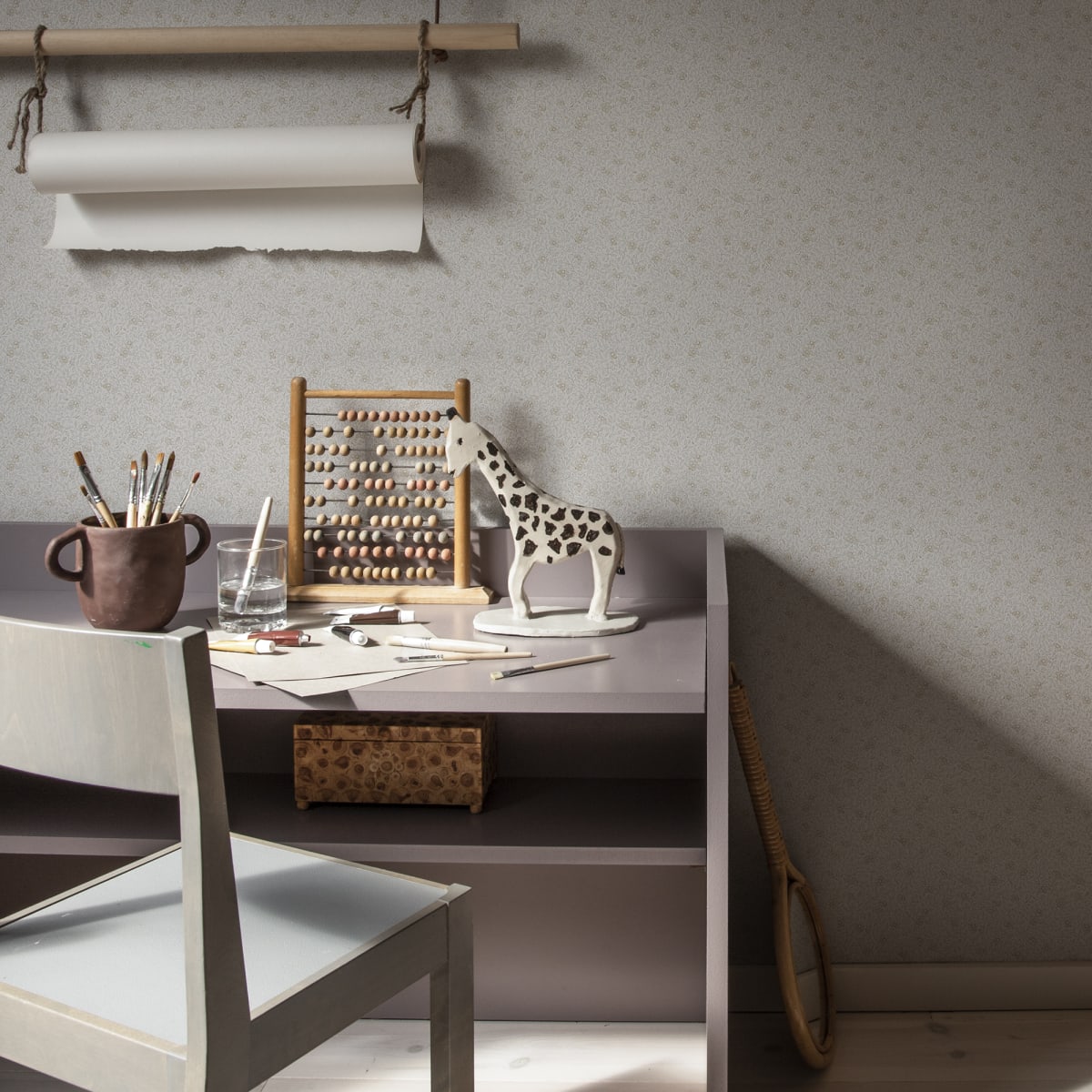 Stella Wallpaper - Sandstone - Sandberg - S10121 - Premier Wallcovering