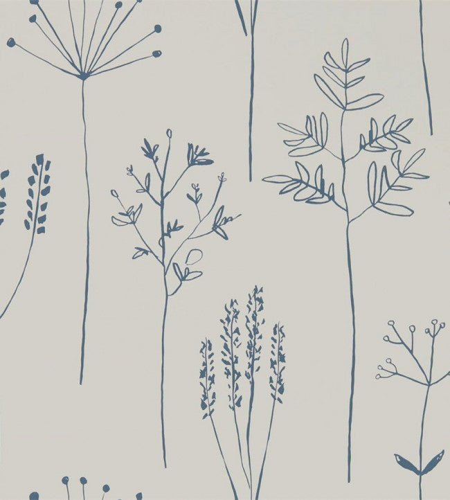 Stipa Wallpaper - Denim - NZAW112019 - Scion - Premier Wallcovering
