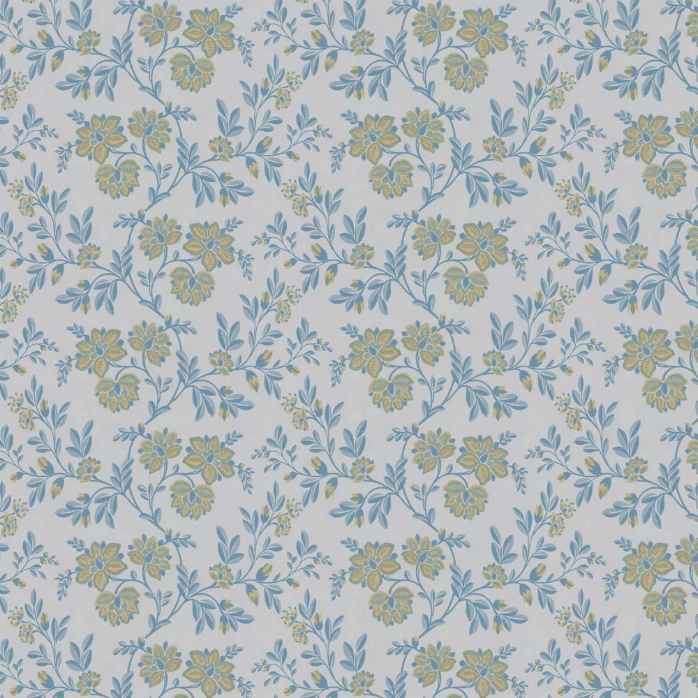 Stitch Wallpaper - Blue - Little Greene - 0247STLOCHZ - Premier Wallcovering