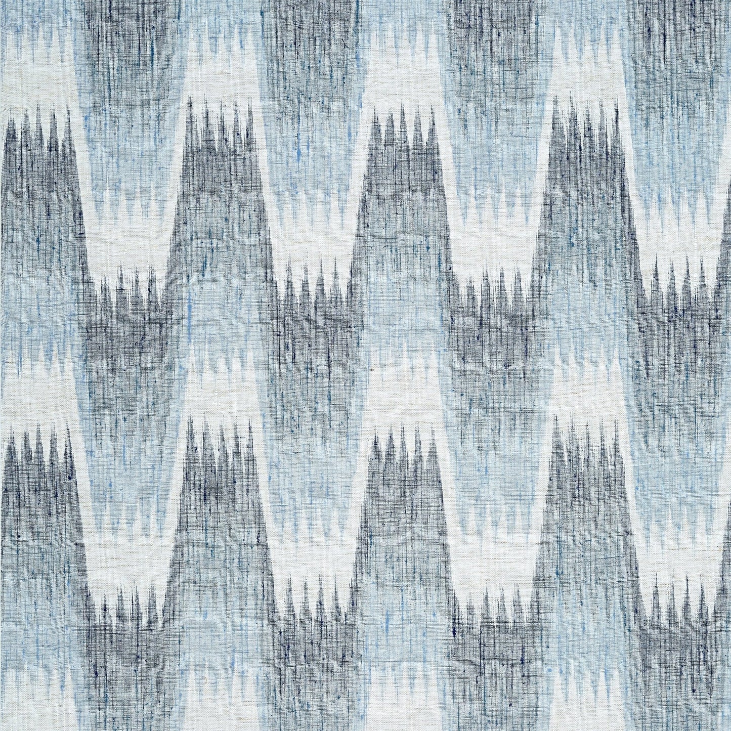 Stockholm Chevron Wallpaper - Blue - Thibaut - T10240 - Premier Wallcovering