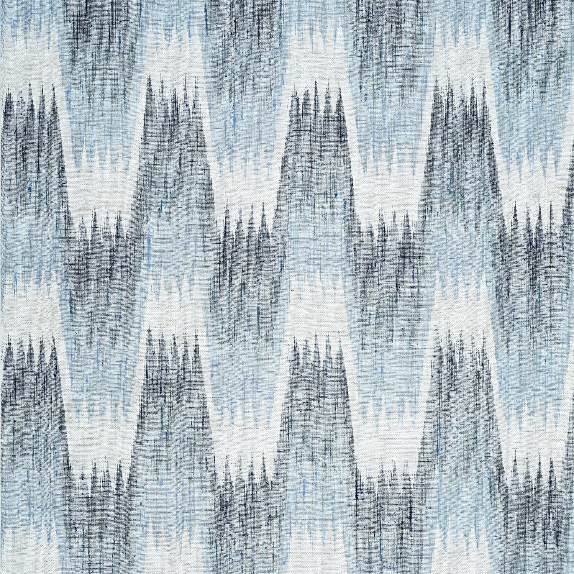 Stockholm Chevron Wallpaper - Blue - Thibaut - T10240 - Premier Wallcovering