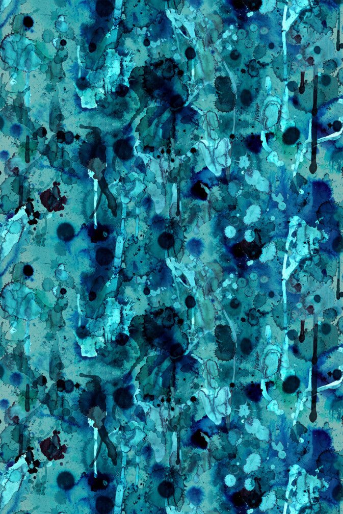 Storm Blotch Superwide Wallpaper - Blue - Timorous Beasties - ROR/SBLO/OBRN/01 - Premier Wallcovering