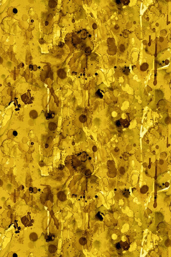 Storm Blotch Velvet Fabric - Yellow - Timorous Beasties - DIGI/SBLO/CE61/05 - Premier Wallcovering