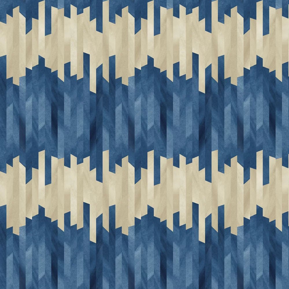 Strata Wallpaper - Indigo - Ohpopsi - GRA50116W - Premier Wallcovering