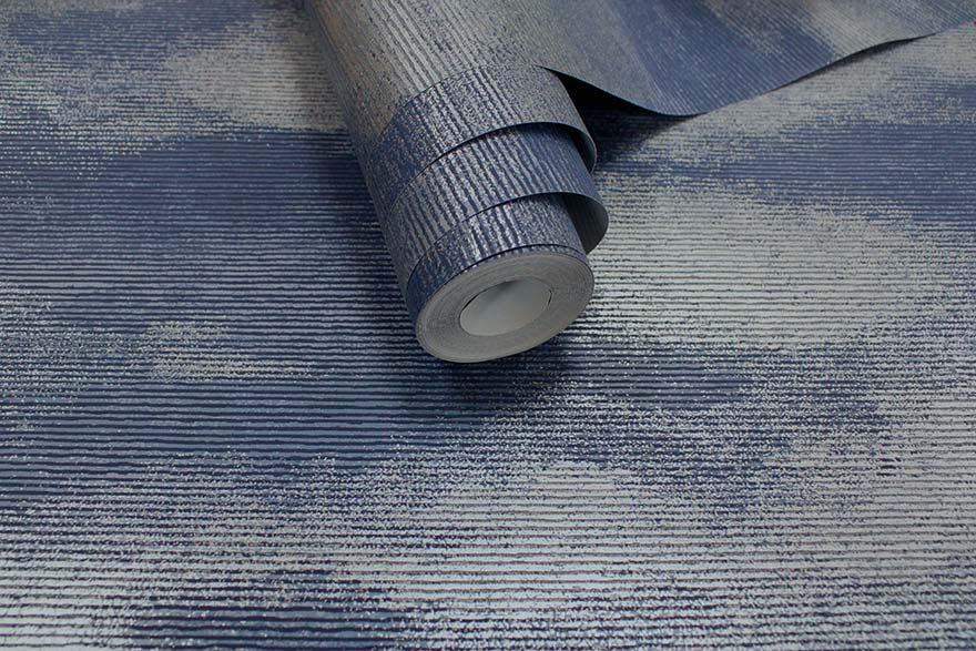 Stratus Wallpaper - Navy - Holden Décor - 65861 - Premier Wallcovering