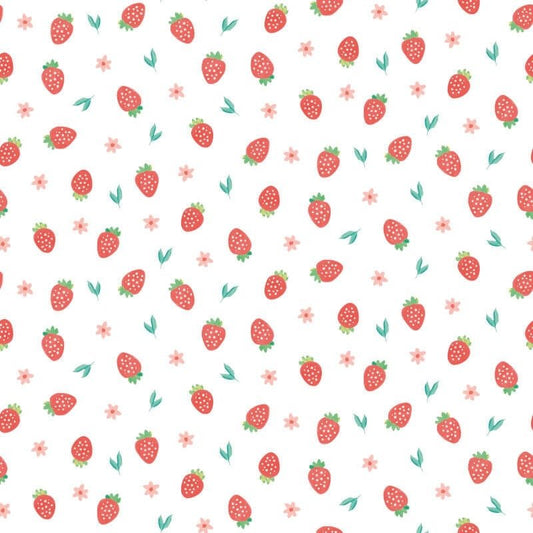 Strawberry Sprinkles Wallpaper - Scarlet - Hoopla Walls - HWA1285W - Premier Wallcovering
