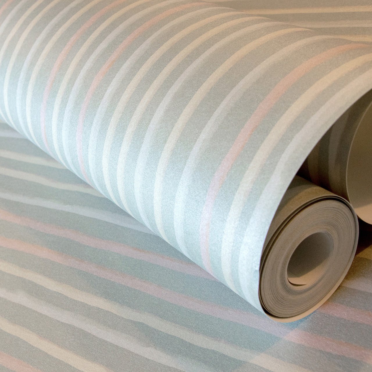 Stripes Great Kids Wallpaper - Sage - Hohenberger - 26845 - Premier Wallcovering