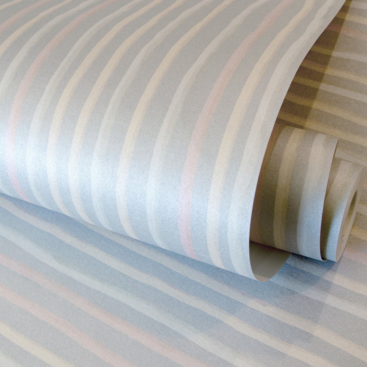 Stripes Great Kids Wallpaper - Light Blue - Hohenberger - 26847 - Premier Wallcovering