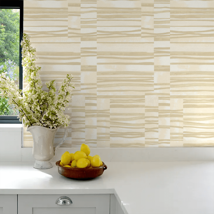 Structures Wallpaper - Butter - Ohpopsi - FRA50120W - Premier Wallcovering