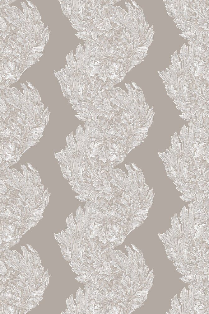 Stucco Stripe Wallpaper - Silver - Timorous Beasties - STCO/SSP/4008/01 - Premier Wallcovering
