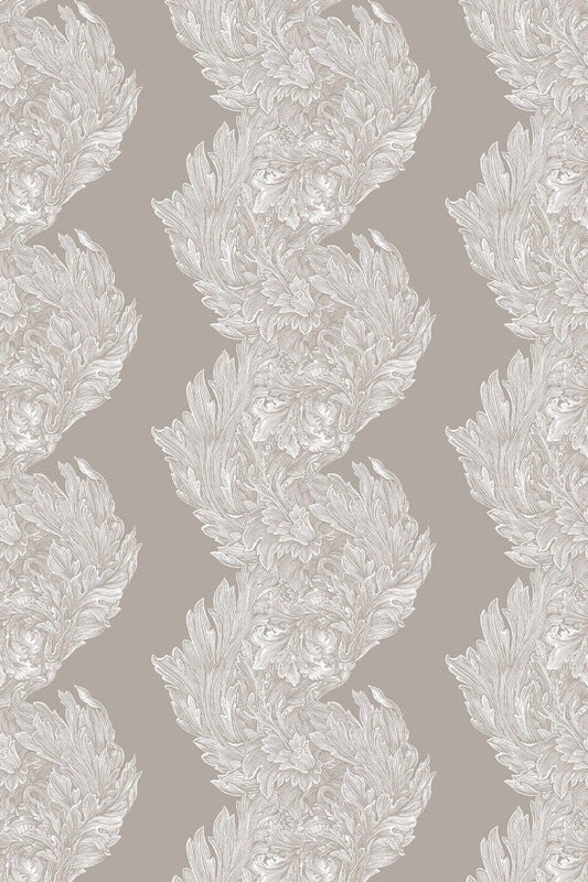 Stucco Stripe Wallpaper - Silver - Timorous Beasties - STCO/SSP/4008/01 - Premier Wallcovering
