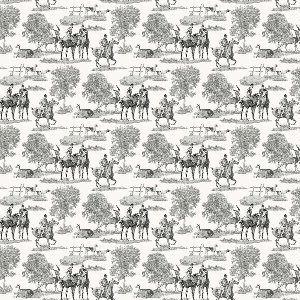 Studley Wallpaper - Charcoal - Timothy Wilman - TW2473 - Premier Wallcovering
