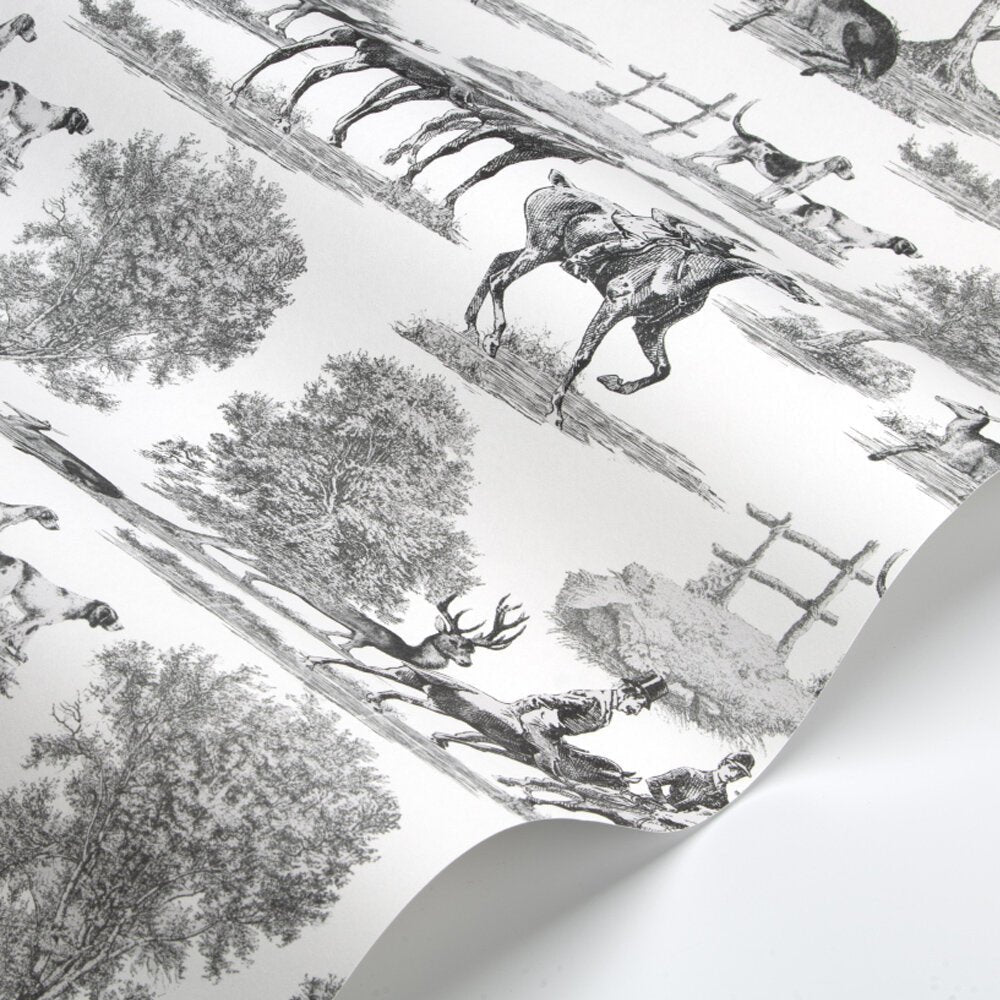 Studley Wallpaper - Charcoal - Timothy Wilman - TW2473 - Premier Wallcovering
