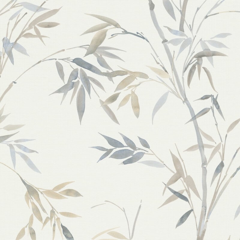 Stunning Bamboo Leaf Wallpaper - Natural - Erismann - 10388 - 38 - Premier Wallcovering