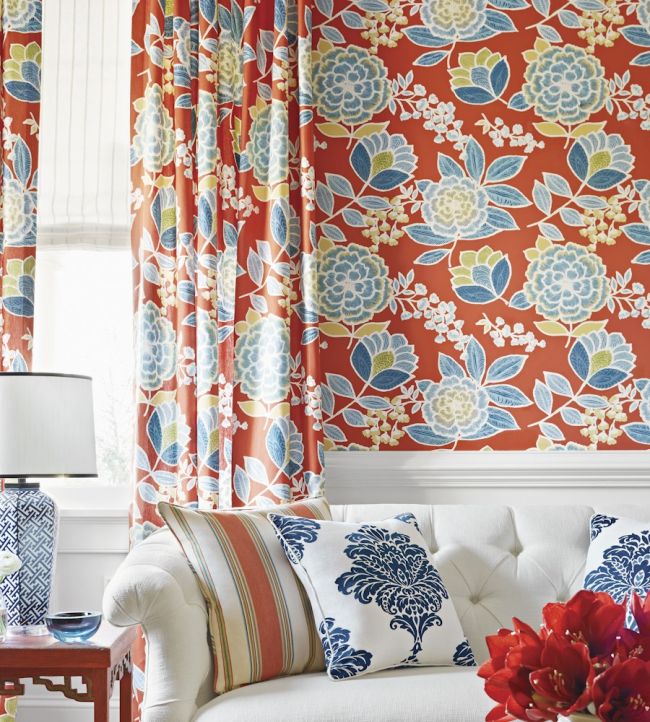 Sulu Wallpaper - Plum - Thibaut - T13012 - Premier Wallcovering