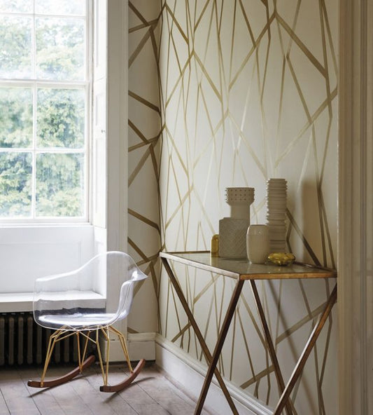 Sumi Wallpaper - Pebble/Chalk - HMOW110883 - Harlequin - Premier Wallcovering