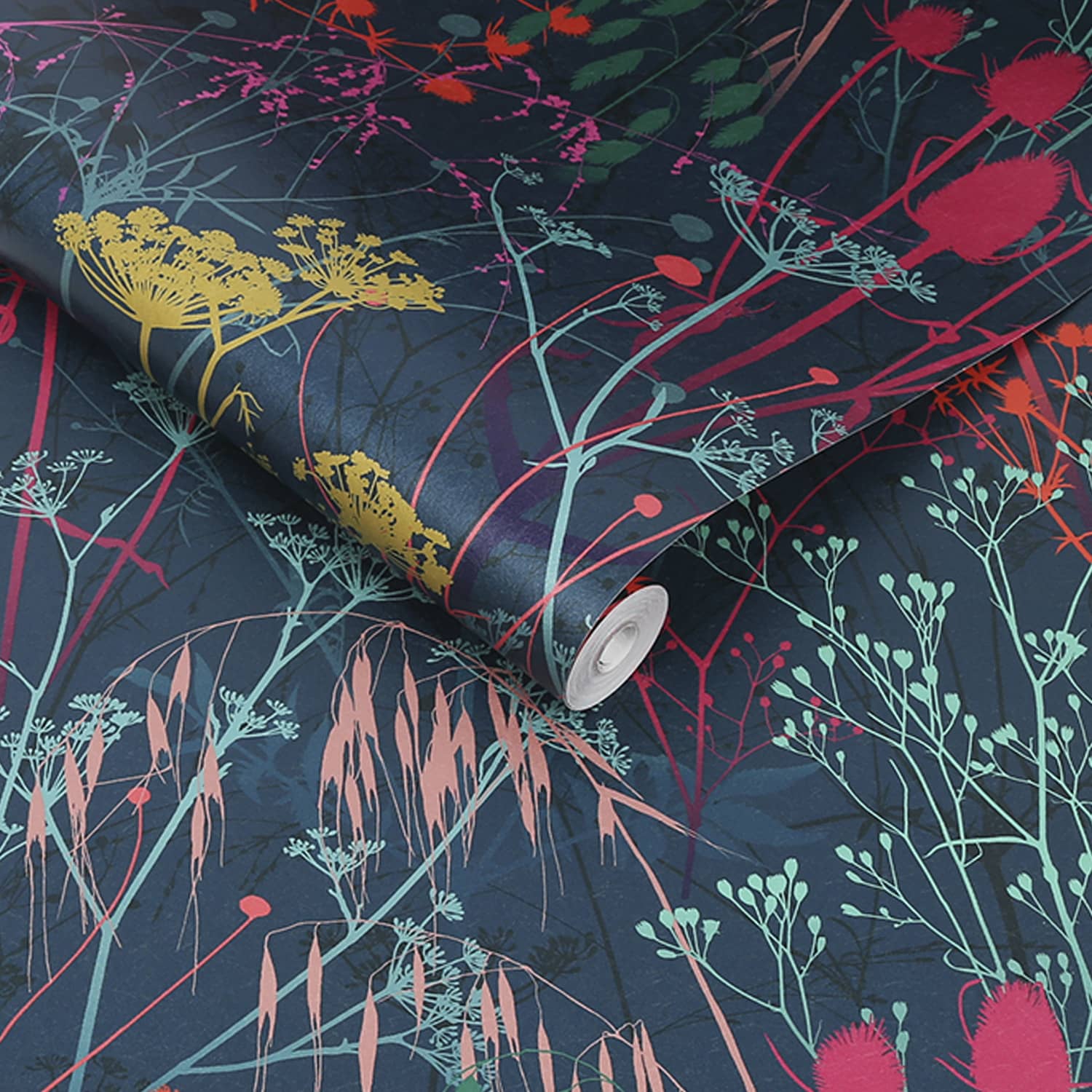 Summer Border Wallpaper - Rainbow - Clarissa Hulse - 120395 - Premier Wallcovering