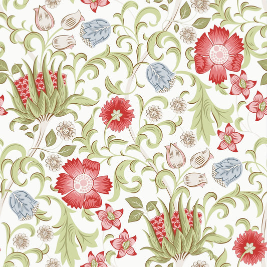 Morris Collections - 1096 - Summer Field Wallpaper - Linen Cream - Premier Wallcovering