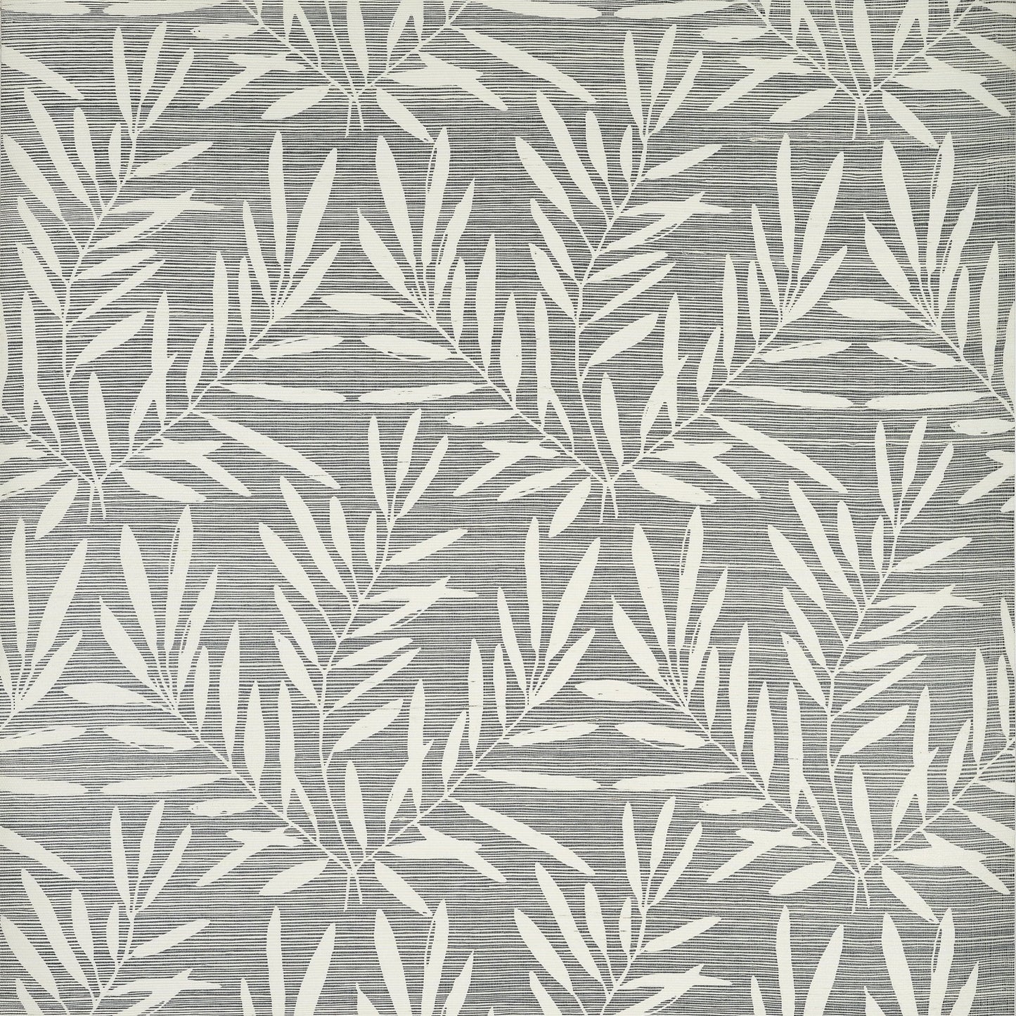 Summer Leaves Wallpaper - Charcoal - Thibaut - T15801 - Premier Wallcovering