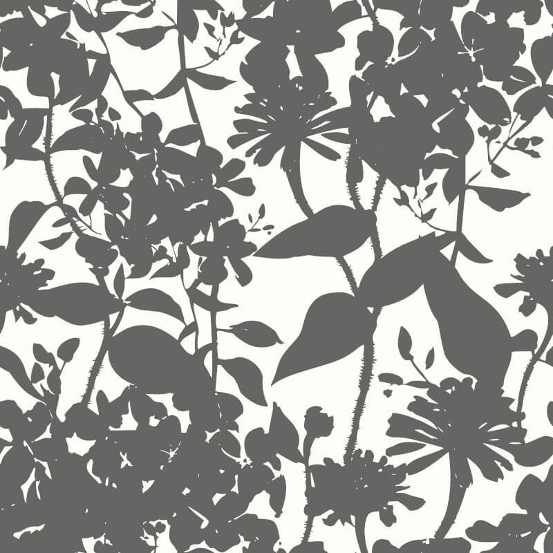 Summer Silhouette Wallpaper - Chalkboard - Hoopla Walls - HWA1221W - Premier Wallcovering