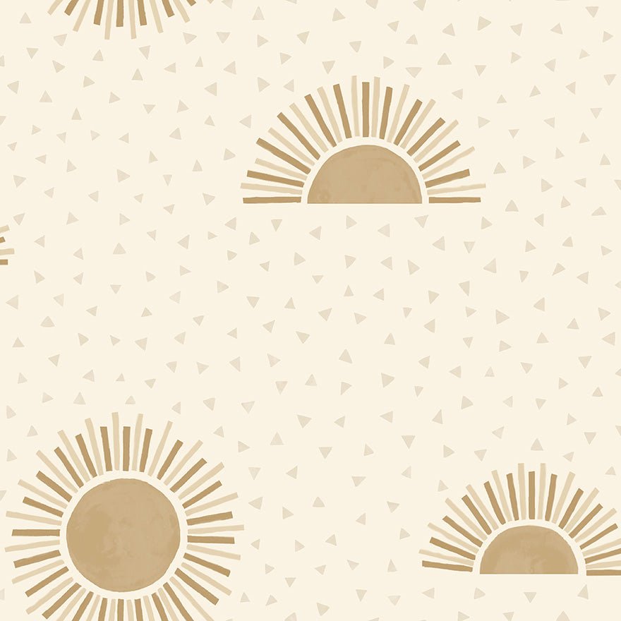 Sunbeam Wallpaper - Beige/Gold - Holden Décor - 13322 - Premier Wallcovering