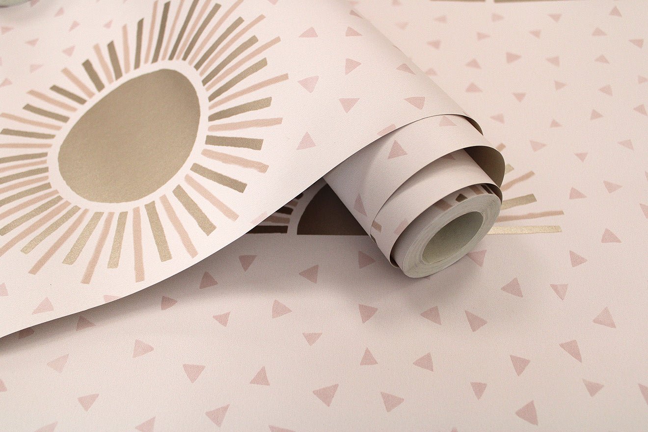 Sunbeam Wallpaper - Pink - Holden Décor - 13321 - Premier Wallcovering