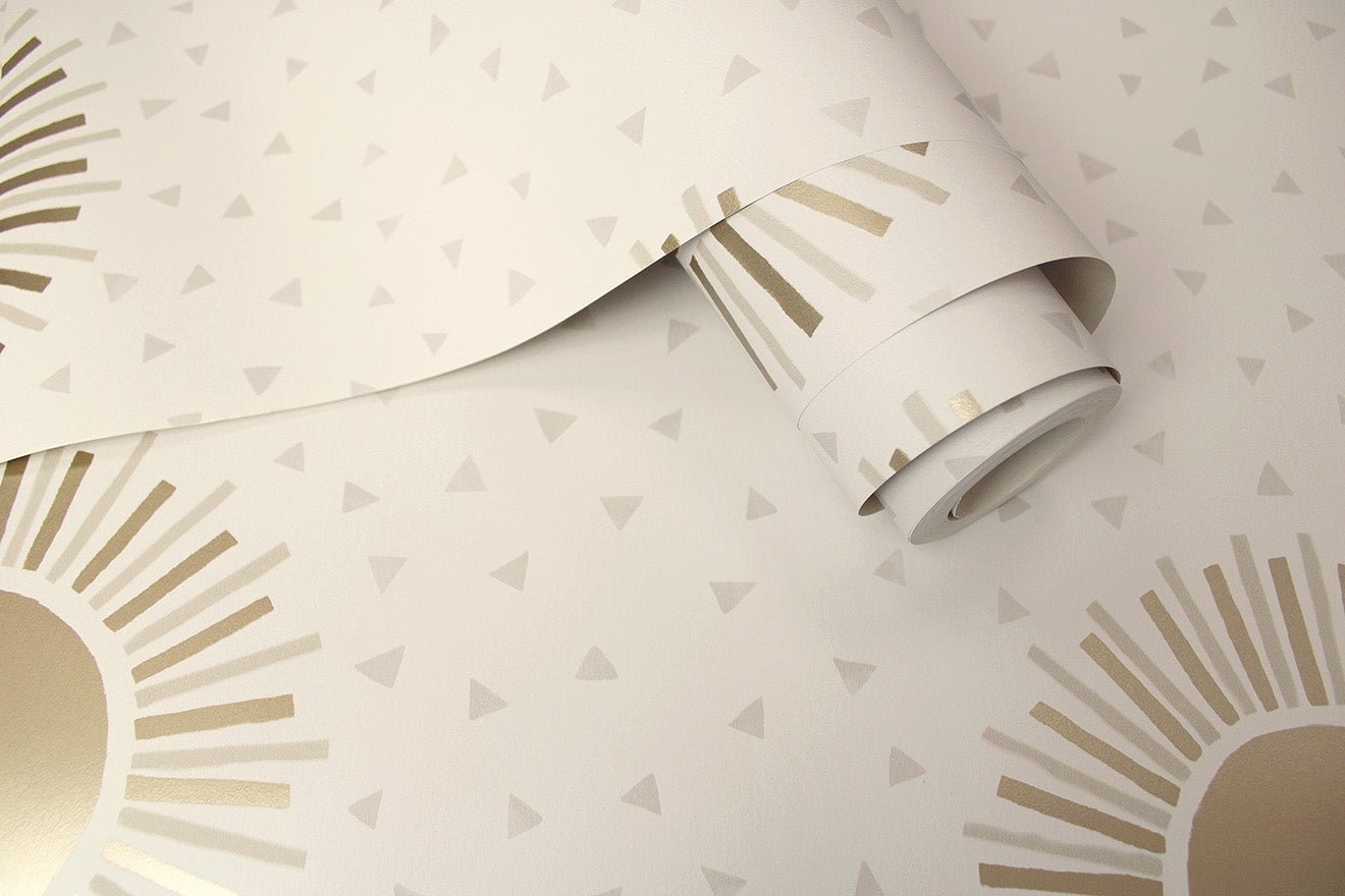 Sunbeam Wallpaper - Beige/Gold - Holden Décor - 13322 - Premier Wallcovering