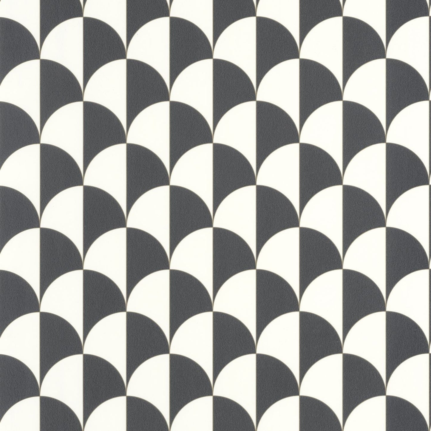 Sundown Wallpaper - Blanc Noir - Caselio - 104240926 - Premier Wallcovering