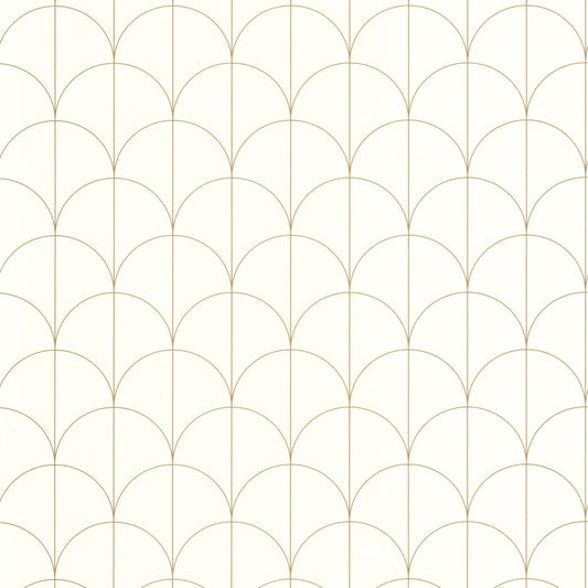 Sundown Wallpaper - Blanc Dore - Caselio - 104240253 - Premier Wallcovering