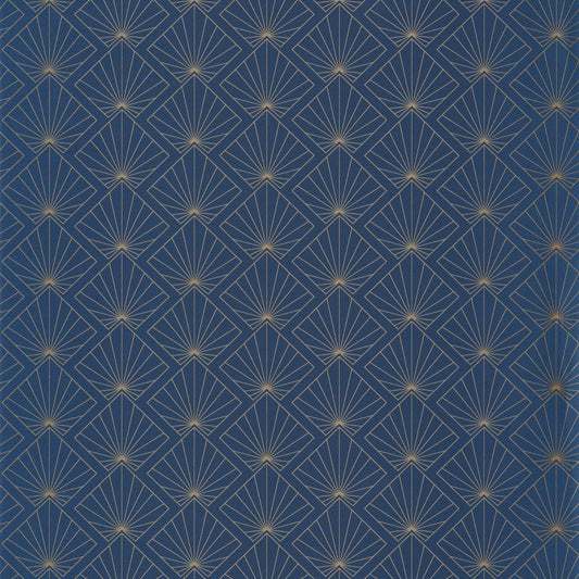 Sunrise Wallpaper - Midnight Blue - Caselio - 101236221 - Premier Wallcovering