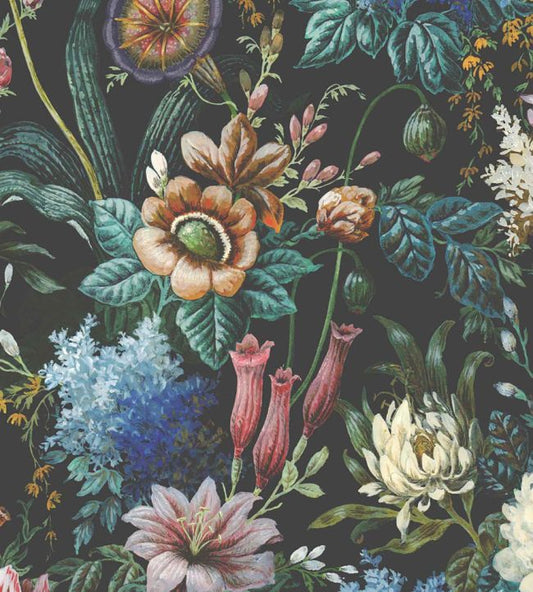 Super Nature Fabric - Multi - Woodchip & Magnolia - WMF - 400 - 01VD - Premier Wallcovering