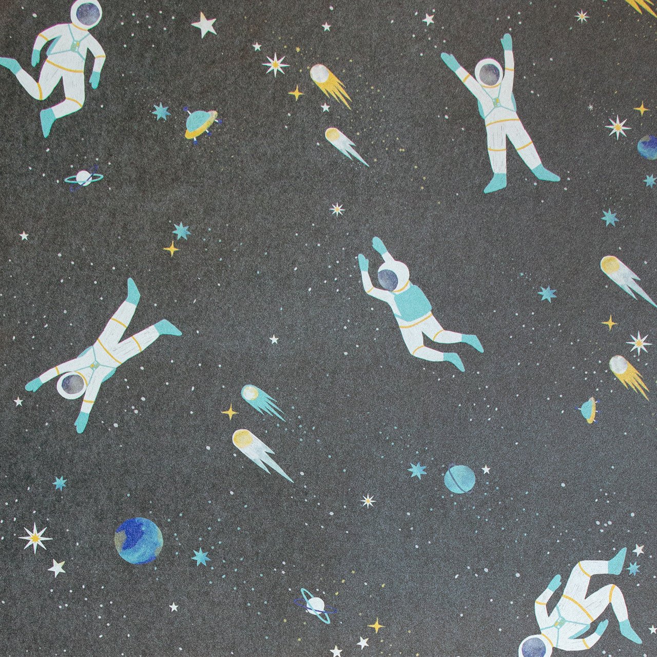 Super Space Great Kids Wallpaper - Space Blue - Hohenberger - 26833 - Premier Wallcovering