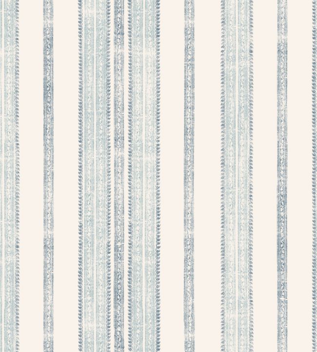 Surat Stripe Wallpaper - Indigo/blue - Madeaux - W2700 - 01 - Premier Wallcovering