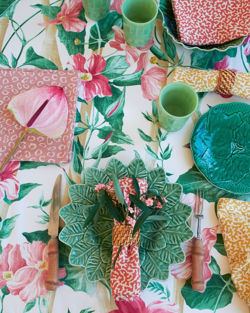 Suzanne Fabric - Abricot - Manuel Canovas - M4089-01 - Premier Wallcovering