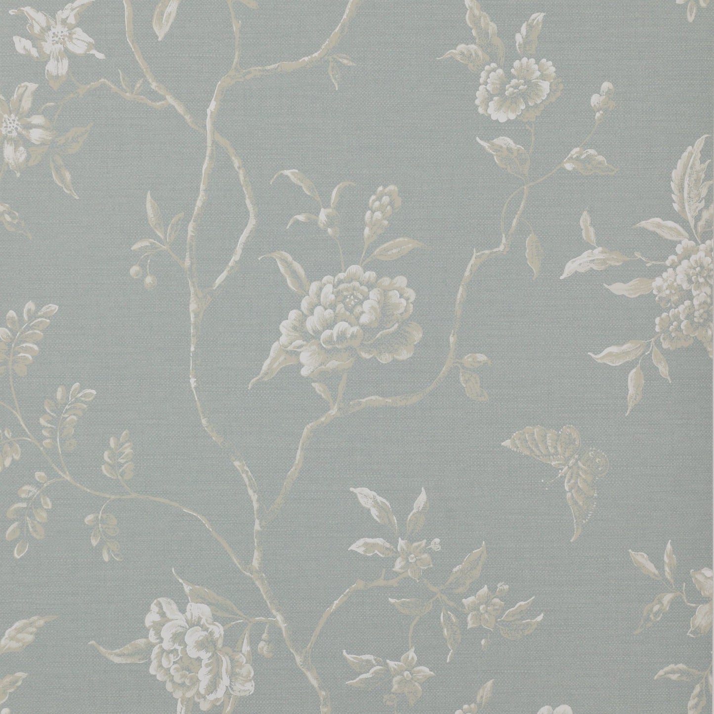 Swedish Tree Wallpaper - Old Blue - Colefax & Fowler - 07165/03 - Premier Wallcovering