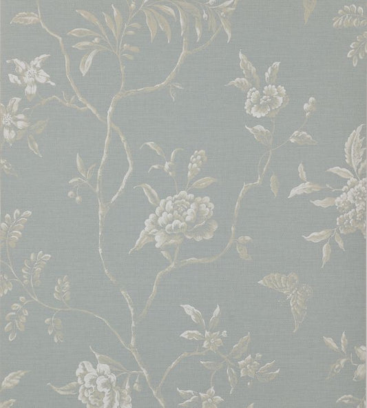 Swedish Tree Wallpaper - Old Blue - Colefax & Fowler - 07165/03 - Premier Wallcovering