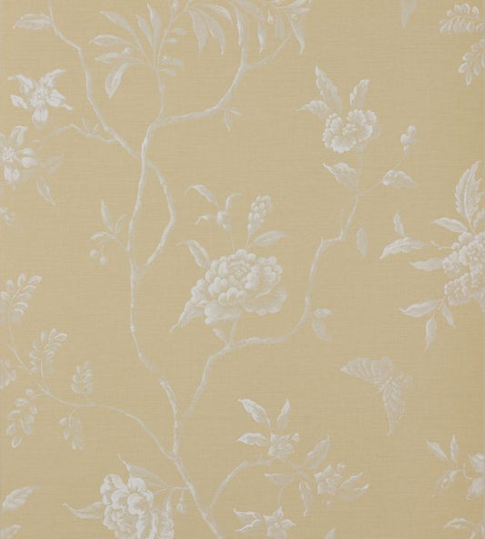 Swedish Tree Wallpaper - Yellow - Colefax & Fowler - 07165/01 - Premier Wallcovering
