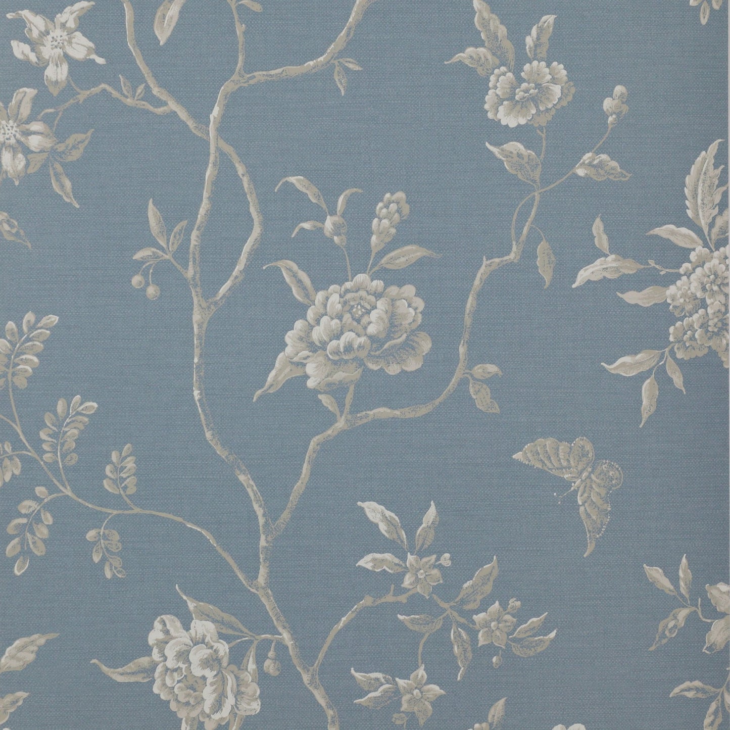 Swedish Tree Wallpaper - Navy - Colefax & Fowler - 07165/05 - Premier Wallcovering