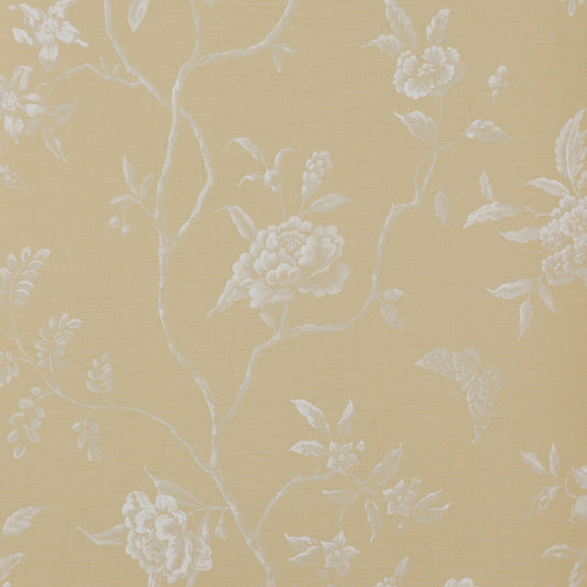 Swedish Tree Wallpaper - Yellow - Colefax & Fowler - 07165/01 - Premier Wallcovering