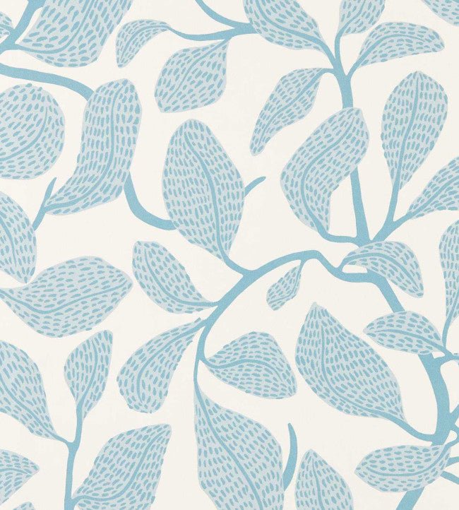 Sweet Bay Wallpaper - Coast Blue - Scion - NSCW113269 - Premier Wallcovering