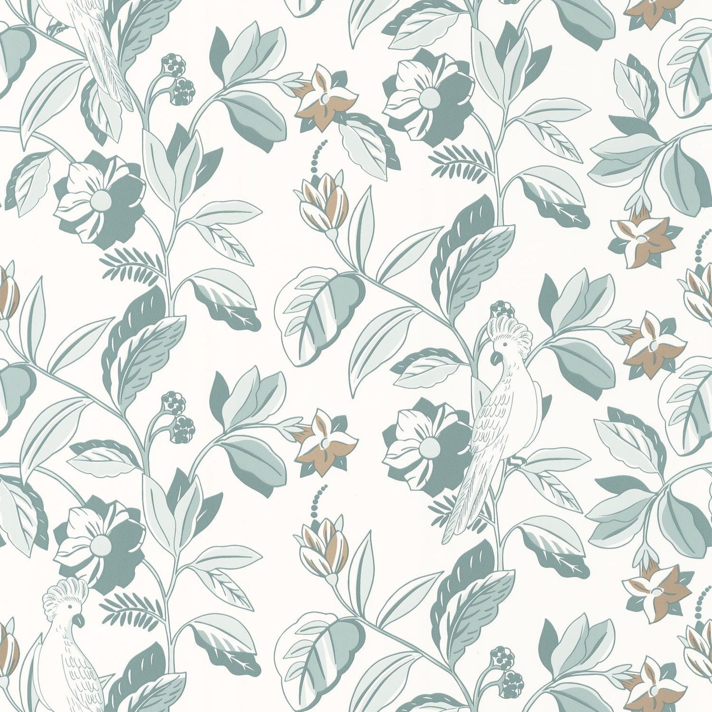 Sweet Feathers Wallpaper - Smoke Blue - Caselio - 102626023 - Premier Wallcovering